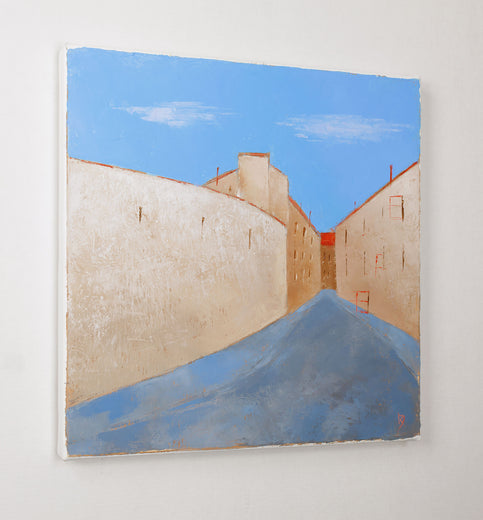 Old City Fragment 18 by Kestutis Jauniškis |  Side View of Artwork 