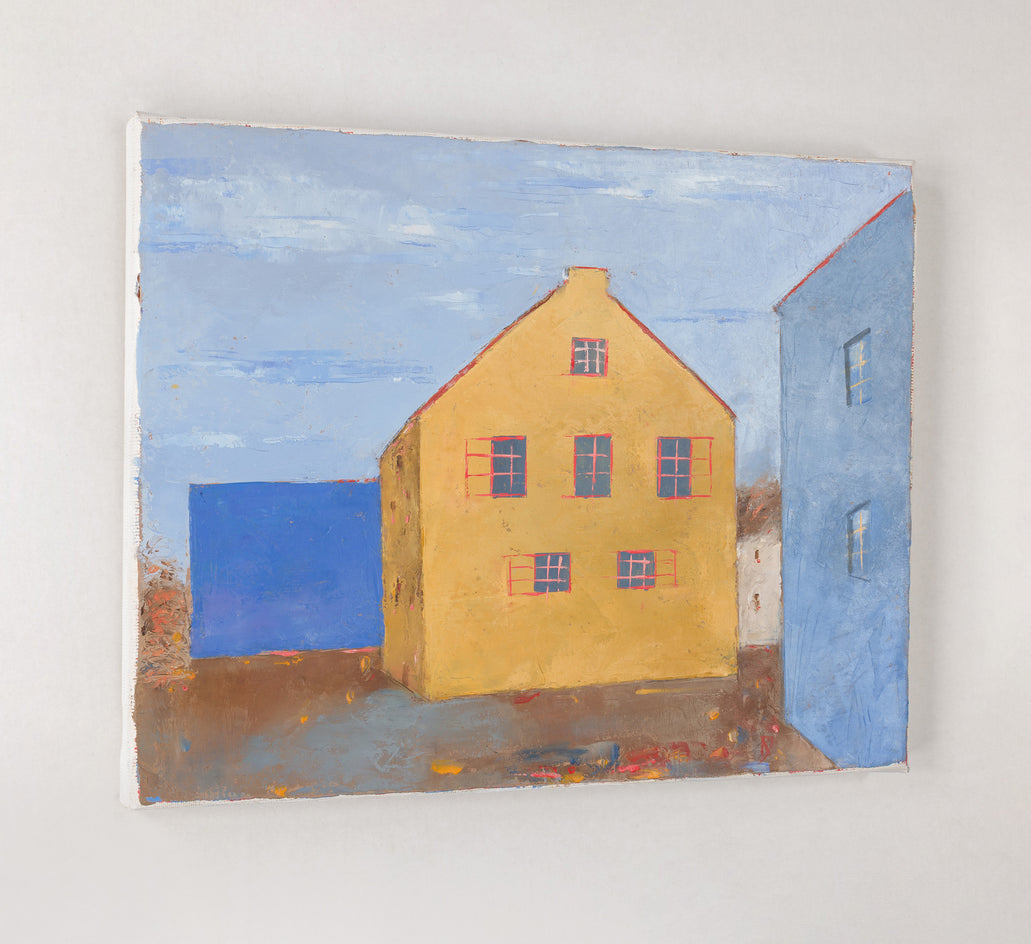 Old City Fragment 19 by Kestutis Jauniškis |  Side View of Artwork 