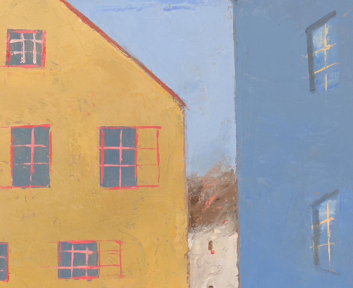 Old City Fragment 19 by Kestutis Jauniškis |  Closeup View of Artwork 