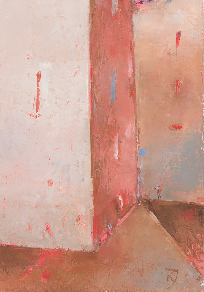 Old City Fragment 2 by Kestutis Jauniškis |  Closeup View of Artwork 