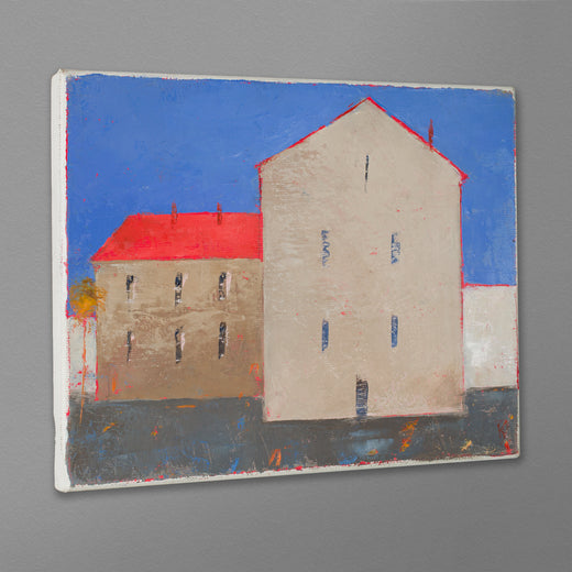 Old City Fragment 7 by Kestutis Jauniškis |  Side View of Artwork 