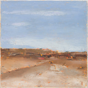 oil painting by Kestutis Jauniškis titled Sea Dunes 3