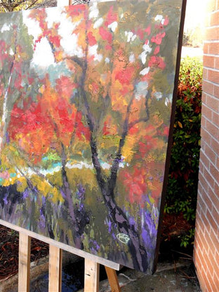 A Creek Runs Through It by Kip Decker |  Side View of Artwork 