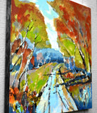 Original art for sale at UGallery.com | Country Road by Kip Decker | $1,350 | acrylic painting | 30' h x 30' w | thumbnail 2