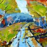 Original art for sale at UGallery.com | Country Road by Kip Decker | $1,350 | acrylic painting | 30' h x 30' w | thumbnail 4