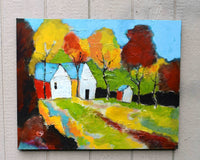 Original art for sale at UGallery.com | Hidden Farm by Kip Decker | $1,075 | acrylic painting | 24' h x 30' w | thumbnail 3