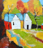 Original art for sale at UGallery.com | Hidden Farm by Kip Decker | $1,075 | acrylic painting | 24' h x 30' w | thumbnail 4
