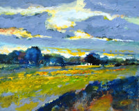 Original art for sale at UGallery.com | Light On Mustard by Kip Decker | $1,075 | acrylic painting | 24' h x 30' w | thumbnail 1