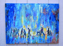 Original art for sale at UGallery.com | Morning Hustle by Kip Decker | $1,475 | acrylic painting | 30' h x 40' w | thumbnail 2
