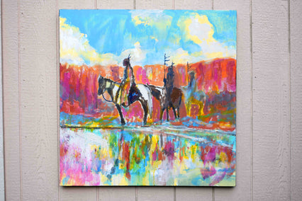 acrylic painting by Kip Decker titled Shallow Water #2
