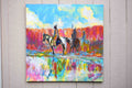 Original art for sale at UGallery.com | Shallow Water #2 by Kip Decker | $3,200 | acrylic painting | 36' h x 36' w | thumbnail 1