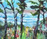 Original art for sale at UGallery.com | Surf and Pines by Kip Decker | $1,350 | acrylic painting | 30' h x 30' w | thumbnail 4