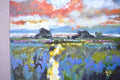 Original art for sale at UGallery.com | View of the Marsh by Kip Decker | $975 | acrylic painting | 24' h x 24' w | thumbnail 4