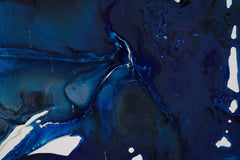 Original art for sale at UGallery.com | Blue Wonder by Krispen Spencer | $4,200 | acrylic painting | 36' h x 48' w | thumbnail 4