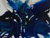Original art for sale at UGallery.com | Blue Wonder by Krispen Spencer | $4,200 | acrylic painting | 36' h x 48' w | thumbnail 1