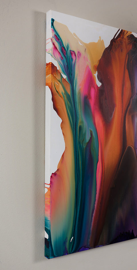 Purple Haze by Krispen Spencer |  Side View of Artwork 