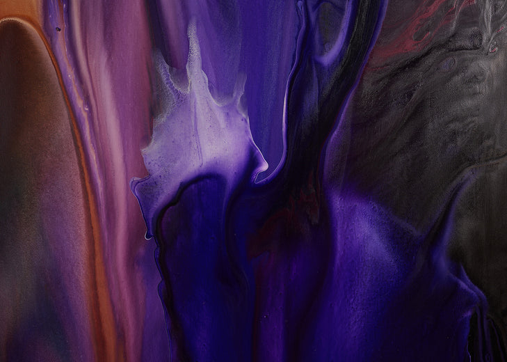 Purple Haze by Krispen Spencer |   Closeup View of Artwork 