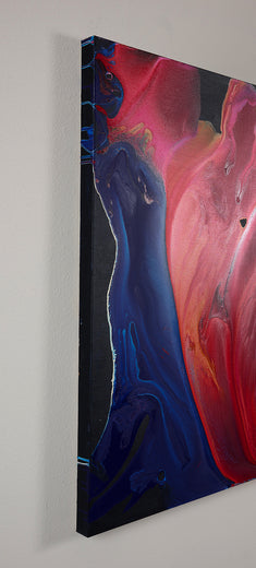 Quiet Fire by Krispen Spencer |  Side View of Artwork 