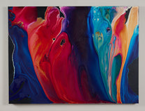 Original art for sale at UGallery.com | Quiet Fire by Krispen Spencer | $4,200 | acrylic painting | 36' h x 48' w | thumbnail 3