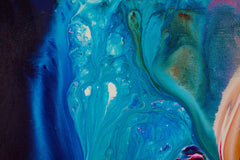 Original art for sale at UGallery.com | Quiet Fire by Krispen Spencer | $4,200 | acrylic painting | 36' h x 48' w | thumbnail 4