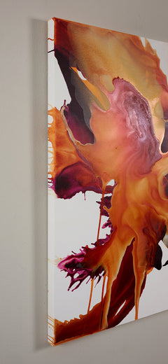 Turbulence by Krispen Spencer |  Side View of Artwork 