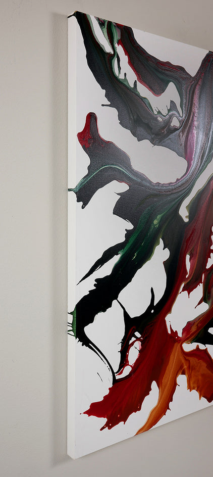Vines by Krispen Spencer |  Side View of Artwork 