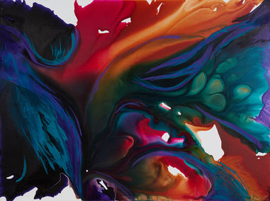acrylic painting by Krispen Spencer titled Whirlwind Romance