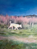 Original art for sale at UGallery.com | Borrowed Moonlight by Kristen Brown | $400 | acrylic painting | 8' h x 10' w | thumbnail 4