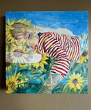 Original art for sale at UGallery.com | All is Found by Kristen Brown | $375 | oil painting | 6' h x 6' w | thumbnail 3