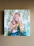 Original art for sale at UGallery.com | Daydreaming by Kristen Brown | $425 | oil painting | 8' h x 8' w | thumbnail 3