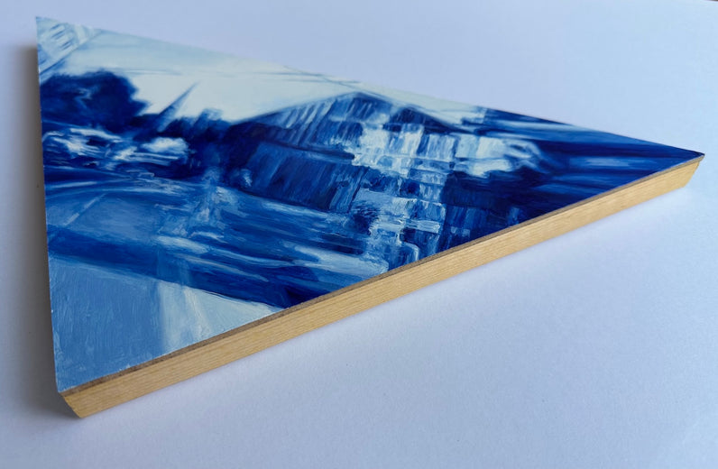 Vanishing Point by Kristen Brown |  Side View of Artwork 