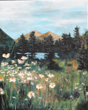 Original art for sale at UGallery.com | In the Fields of Our Memory by Kristina Ingvarsson | $620 | acrylic painting | 20' h x 16' w | thumbnail 1