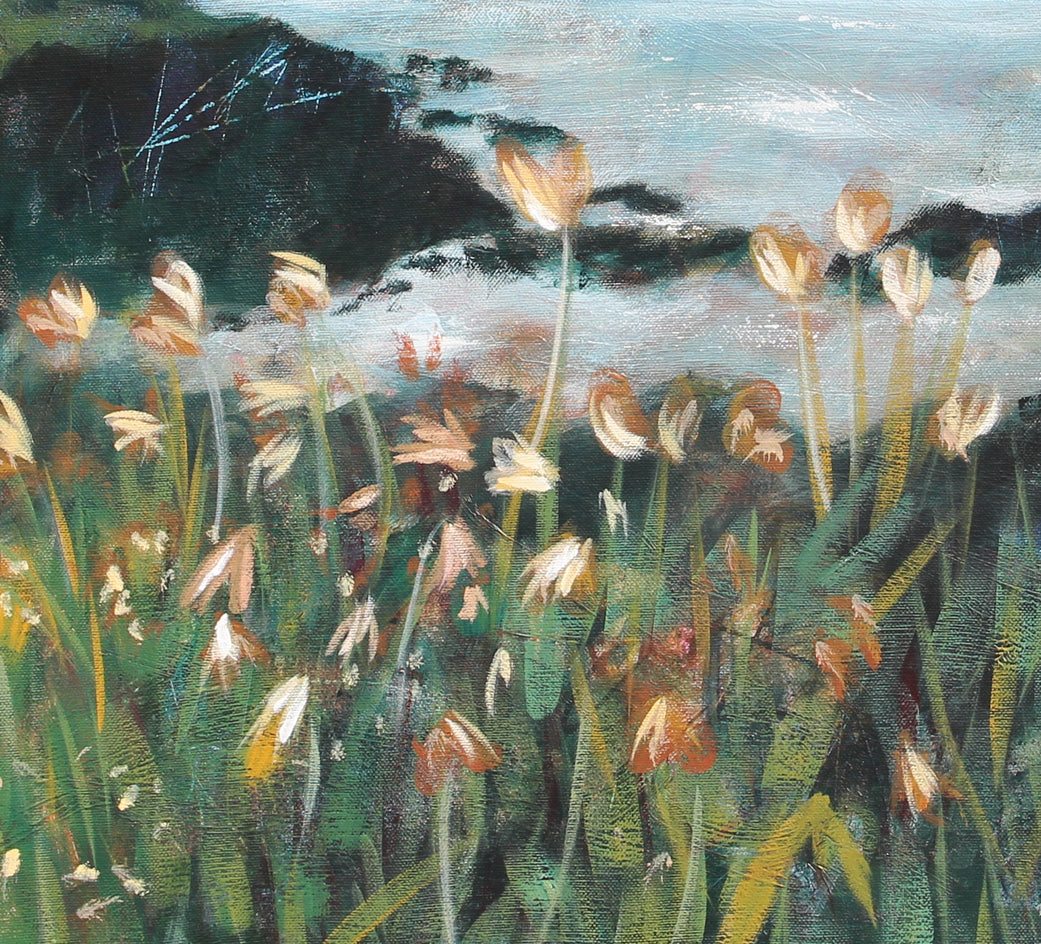 Into the Ocean and Beyond by Kristina Ingvarsson |  Closeup View of Artwork 