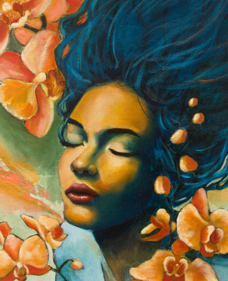 Let There Be Light Within My Soul by Kristina Ingvarsson |  Closeup View of Artwork 