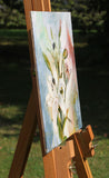 Original art for sale at UGallery.com | Lily by Kristina Ingvarsson | $235 | oil painting | 10' h x 10' w | thumbnail 2