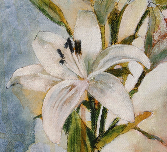 lily flower oil Lily by Kristina Ingvarsson - oil painting