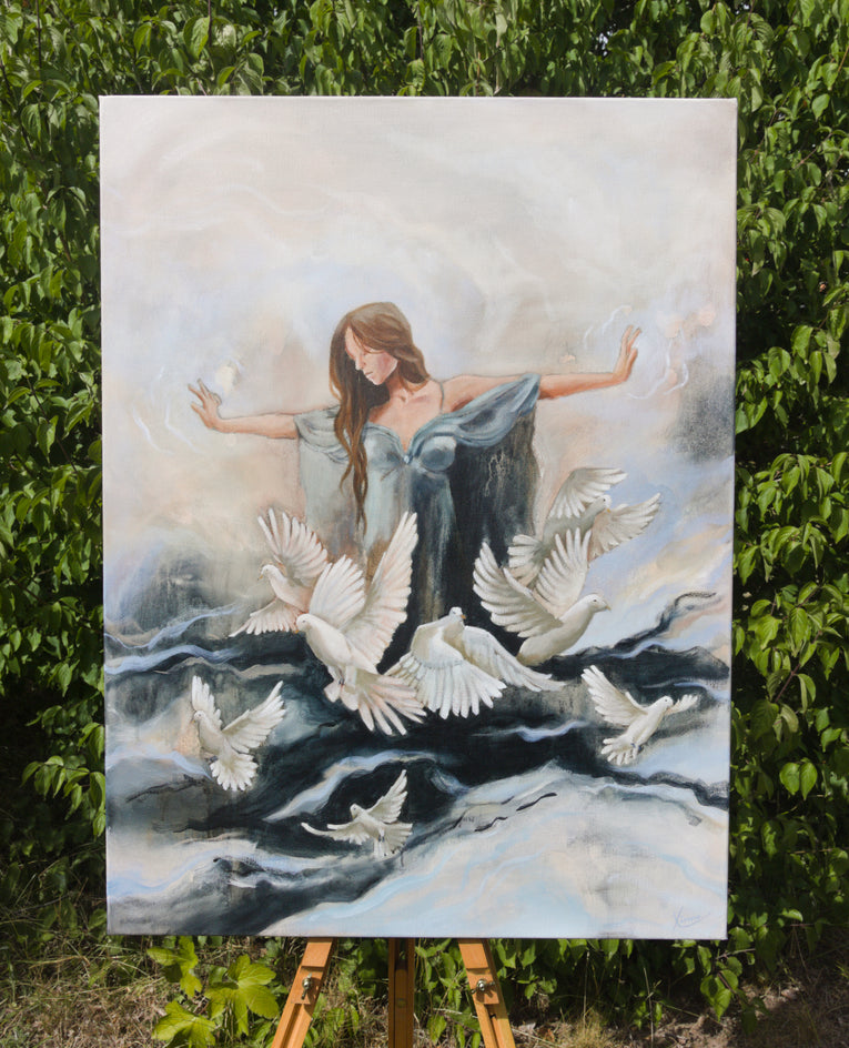 She Moved the Sky Without Touching It by Kristina Ingvarsson |  Context View of Artwork 