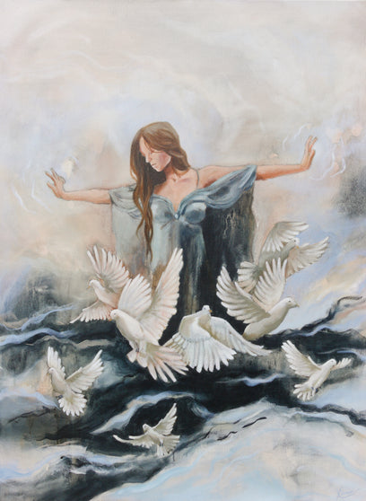 She Moved the Sky Without Touching It by Kristina Ingvarsson | Artwork Main Image