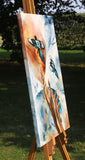 Original art for sale at UGallery.com | Until I’m Back Again, Let’s Spread Our Wings by Kristina Ingvarsson | $750 | oil painting | 24' h x 16' w | thumbnail 2