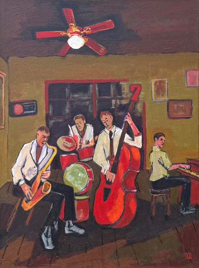  Main image of artist Laura (Yi Zhen) Chen's artwork titled Jazz Rehearsal 