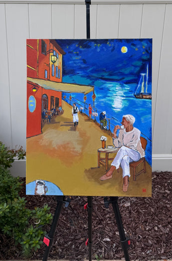 Solitude by the Sea by Laura (Yi Zhen) Chen |  Context View of Artwork 