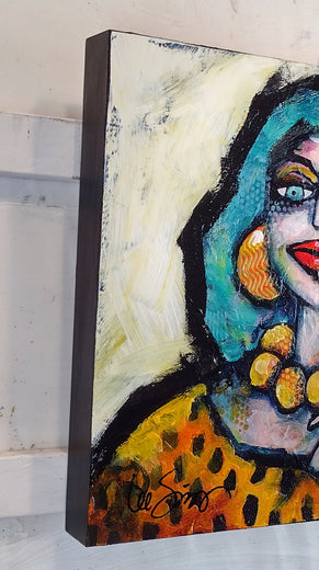 Carmen by Lee Smith |  Side View of Artwork 