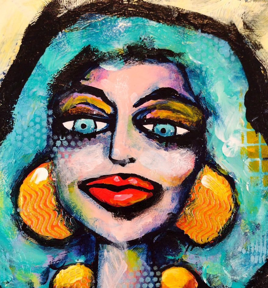 Carmen by Lee Smith |  Closeup View of Artwork 