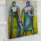 Original art for sale at UGallery.com | Go for a Walk by Lee Smith | $600 | acrylic painting | 16' h x 16' w | thumbnail 2