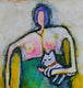 Original art for sale at UGallery.com | Go for a Walk by Lee Smith | $600 | acrylic painting | 16' h x 16' w | thumbnail 4