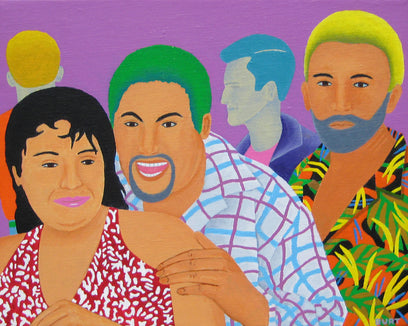 Revelers at La Cage by Leroy Burt | Artwork Main Image