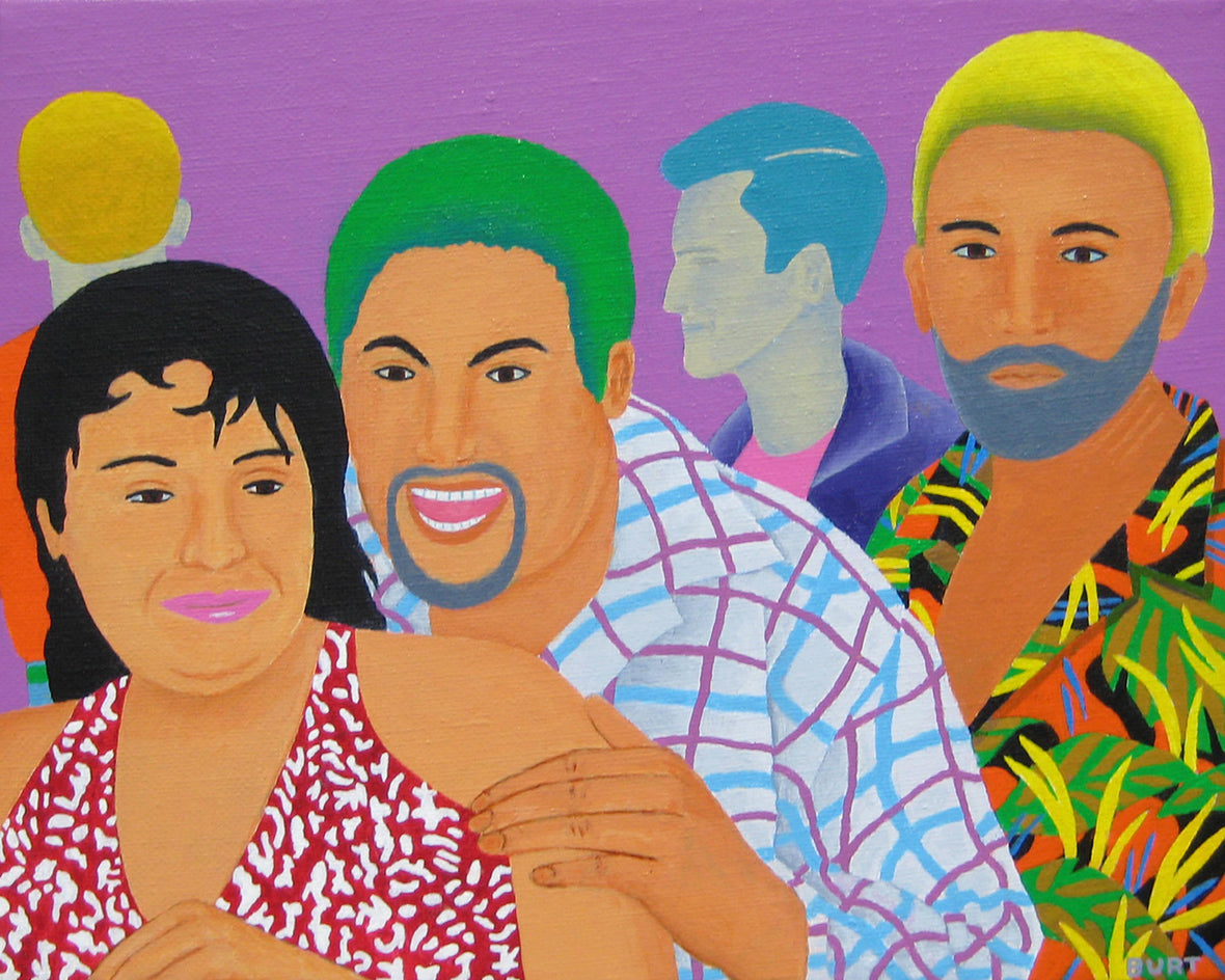 Revelers at La Cage by Leroy Burt |  Artwork Main Image 