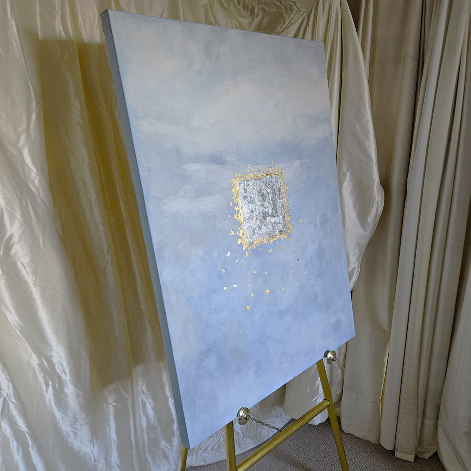 After the Rain by Leslie Ann Butler |  Side View of Artwork 