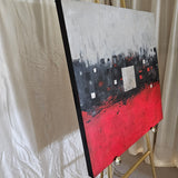 Original art for sale at UGallery.com | Bright Water by Leslie Ann Butler | $2,000 | acrylic painting | 30' h x 30' w | thumbnail 2