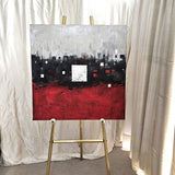 Original art for sale at UGallery.com | Bright Water by Leslie Ann Butler | $2,000 | acrylic painting | 30' h x 30' w | thumbnail 3